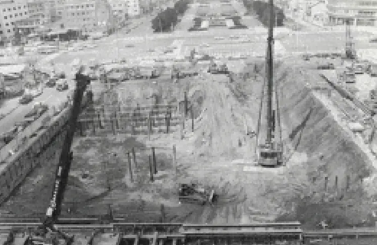 地下街および駐車場　建設工事着工